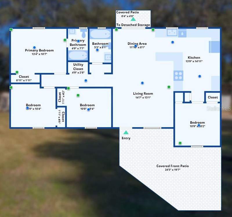 4 bedroom Single Family Residence at 11585 SE 129th Lane, Lakeview Hills, Ocklawaha — photo 5