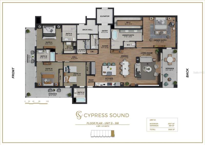4 bedroom Condominium at 10009 Crisbert Ct Road #308D, Cypress Sound, Orlando — photo 4