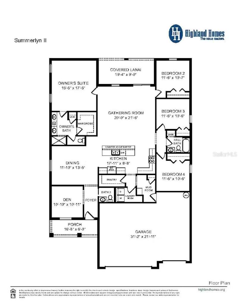 4 bedroom Single Family Residence at 7240 Travertine Loop, Touchstone, Lakeland — photo 2