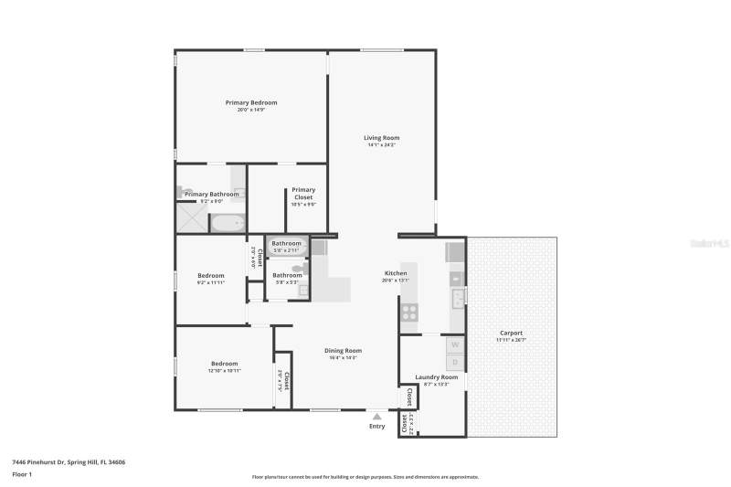 3 bedroom Single Family Residence at 7446 Pinehurst Drive, Spring Hill Unit 2, Spring Hill — photo 2