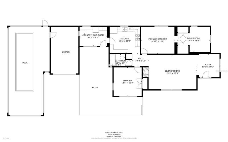 2 bedroom Single Family Residence at 600 Vassar Street, College Park Golf Course, Orlando — photo 5