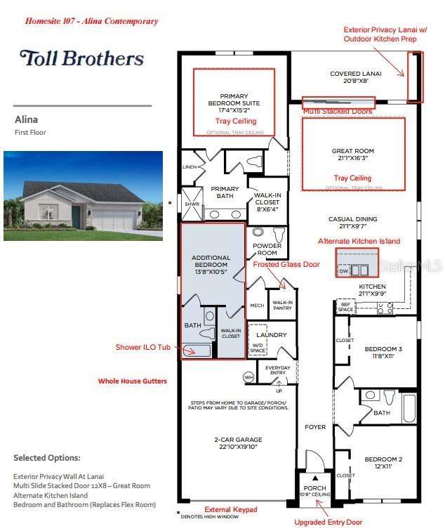 4 bedroom Single Family Residence at 1585 STONECLIFF DRIVE, BRONSON PEAK, APOPKA — photo 2