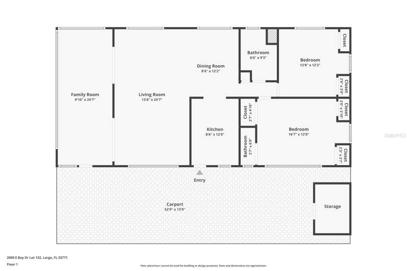2 bedroom Mobile Home at 2000 E BAY DRIVE #132, COLONIAL VILLAGE MOBILE HOME PARK CO-OP UNREC, LARGO — photo 3