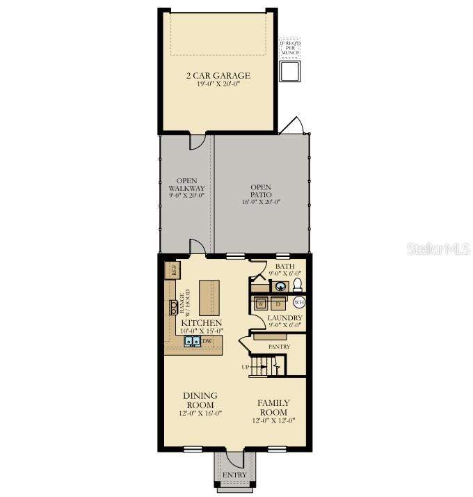 3 bedroom Townhouse at 10534 Tribute Drive, Storey Grove Ph 4, Winter Garden — photo 3