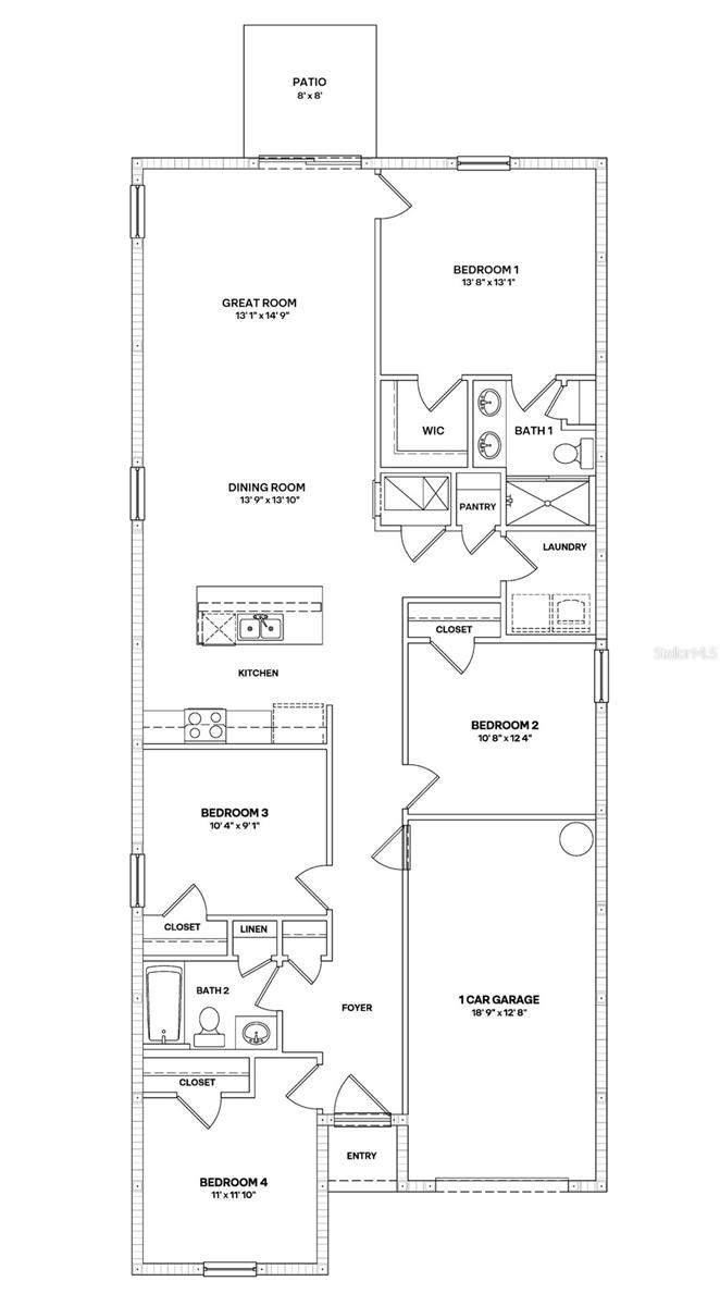 4 bedroom Single Family Residence at 1661 14th Street, Evans, Jas. D., St Petersburg — photo 2