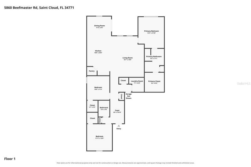 3 bedroom Single Family Residence at 5860 Beefmaster Road, Sunbrooke Ph 2, St Cloud — photo 2