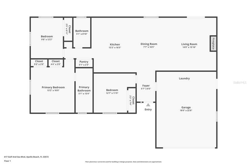 3 bedroom Single Family Residence at 617 Golf And Sea Boulevard, Apollo Beach Unit Two, Apollo Beach — photo 2