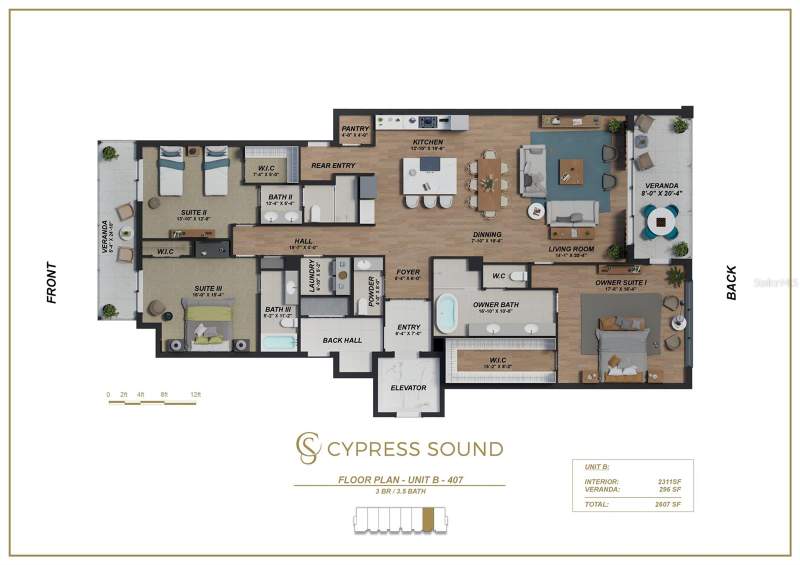 3 bedroom Condominium at 10009 Crisbert Ct Road #407B, Cypress Sound, Orlando — photo 3