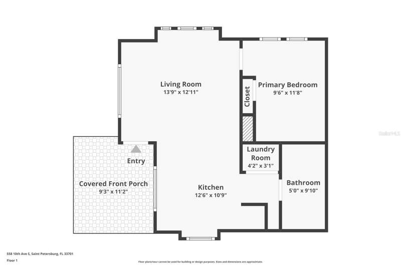1 bedroom Single Family Residence at 558 10th Ave S, Brookside Park, St Petersburg — photo 5