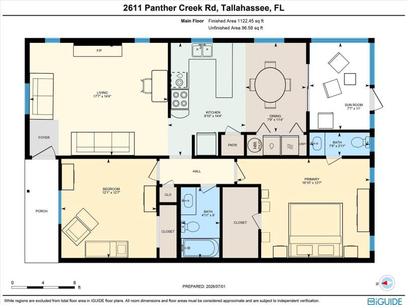 2 bedroom Townhouse at 2611 Panther Creek Road, BREWSTER ESTATES, Tallahassee — photo 3