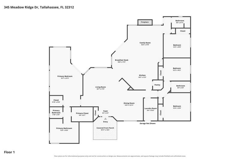 4 bedroom Detached at 345 Meadow Ridge Drive, Ox Bottom Manor, Tallahassee — photo 2