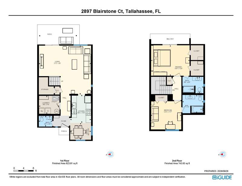 2 bedroom Townhouse at 2897 Blair Stone Court, Blairstone Townhouses, Tallahassee — photo 3
