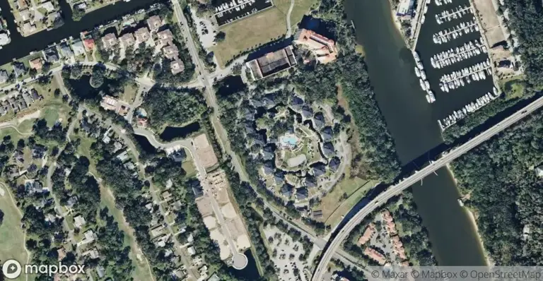 Aerial view of Palm Coast Resort Condos Palm Coast