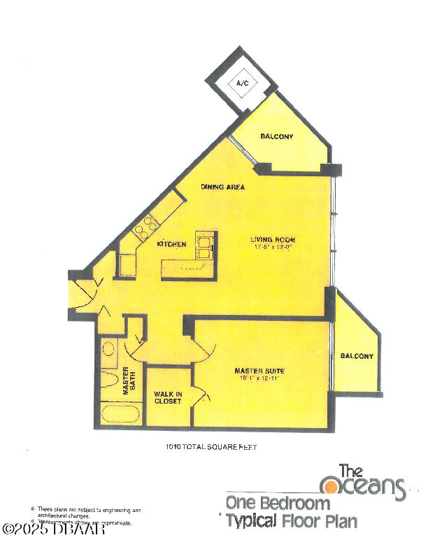 1 bedroom Condominium at 1 Oceans West Boulevard #10A3, Oceans West One, A Condo, Daytona Beach Shores — photo 2