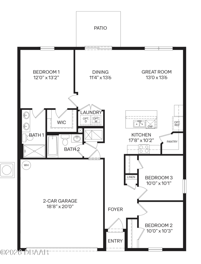 3 bedroom Single Family Residence at 1708 W Chapel Drive, Not In Subdivision, Deltona — photo 2