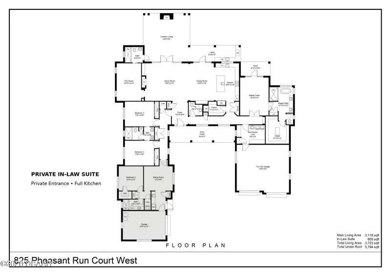4 bedroom Single Family Residence at 825 Pheasant Run Court, Pheasant Run, Port Orange — photo 2
