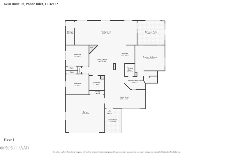 3 bedroom Single Family Residence at 4708 Dixie Drive, Lighthouse Shores, Ponce Inlet — photo 2