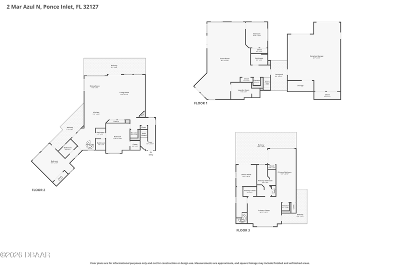 4 bedroom Single Family Residence at 2 Mar Azul, Ponce Inlet, Ponce Inlet — photo 2
