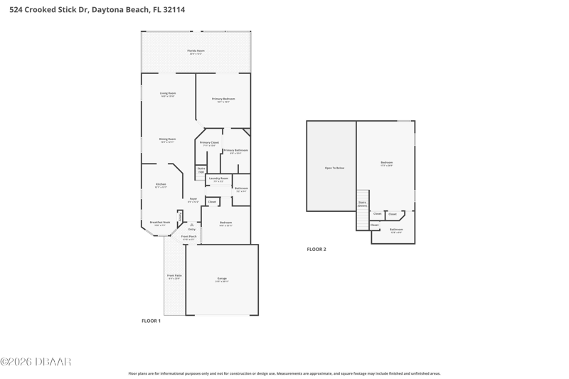 3 bedroom Single Family Residence at 524 Crooked Stick Drive, Indigo, Daytona Beach — photo 2