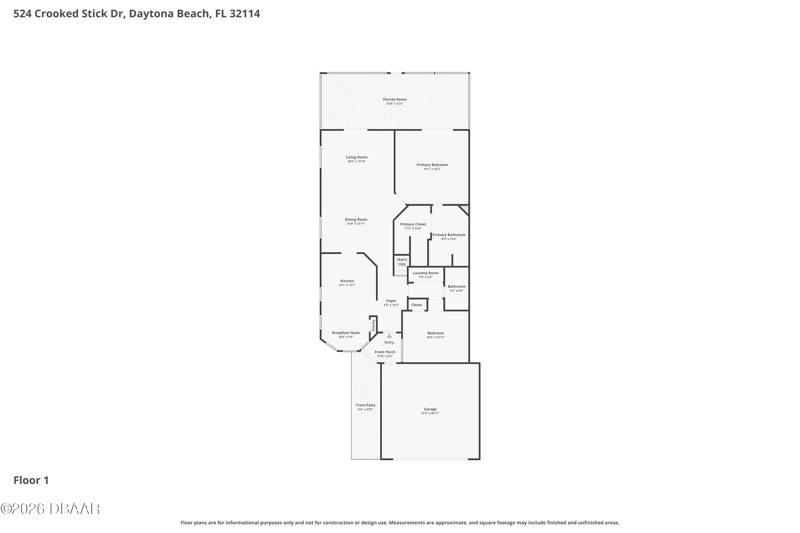 3 bedroom Single Family Residence at 524 Crooked Stick Drive, Indigo, Daytona Beach — photo 4
