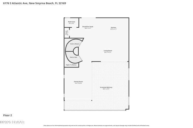 4 bedroom Single Family Residence at 6176 S Atlantic Avenue, Bethune Volusia Beach, New Smyrna Beach — photo 4