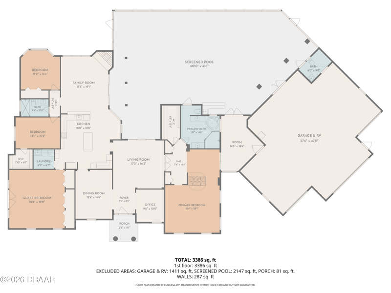 4 bedroom Single Family Residence at 1452 Pecos Drive, Halifax Plantation, Ormond Beach — photo 2