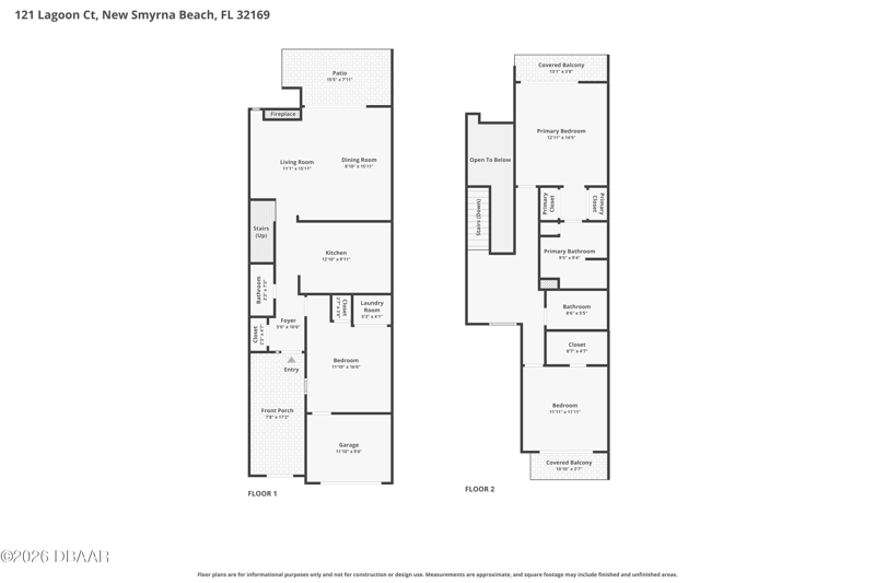 3 bedroom Townhouse at 121 Lagoon Court, Venetian Villas, New Smyrna Beach — photo 2