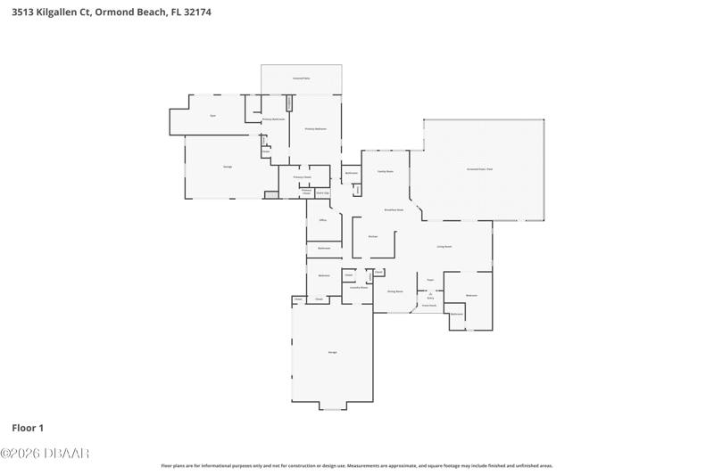 4 bedroom Single Family Residence at 3513 Kilgallen Court, Halifax Plantation, Ormond Beach — photo 4