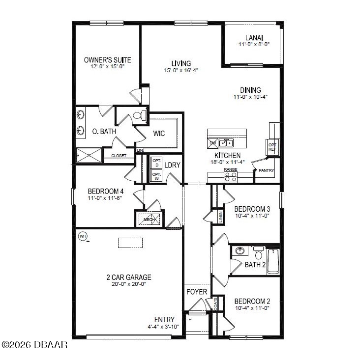 4 bedroom Single Family Residence at 757 Whitewood Drive, Not In Subdivision, Deltona — photo 2