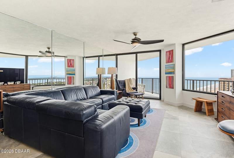 2 bedroom Condominium at 2425 S Atlantic Avenue #1607, Caribbean Condo, Daytona Beach Shores — photo 3