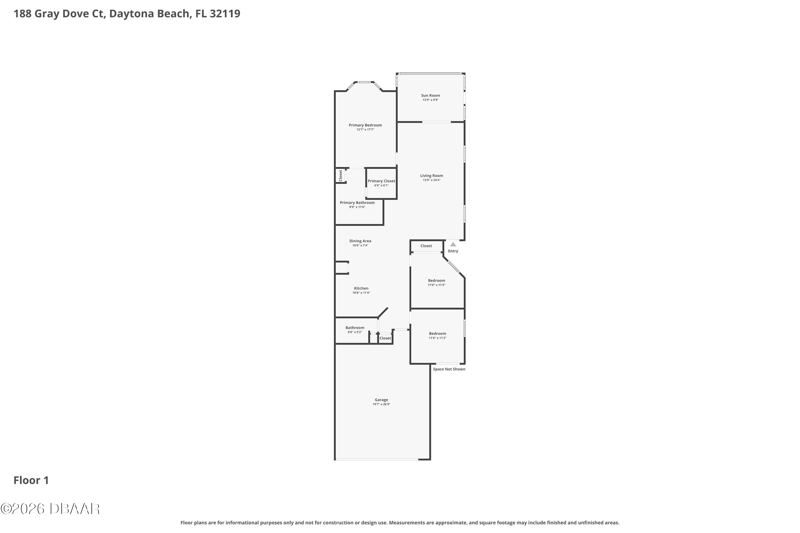 3 bedroom Townhouse at 188 Gray Dove Court, Pelican Bay, Daytona Beach — photo 2