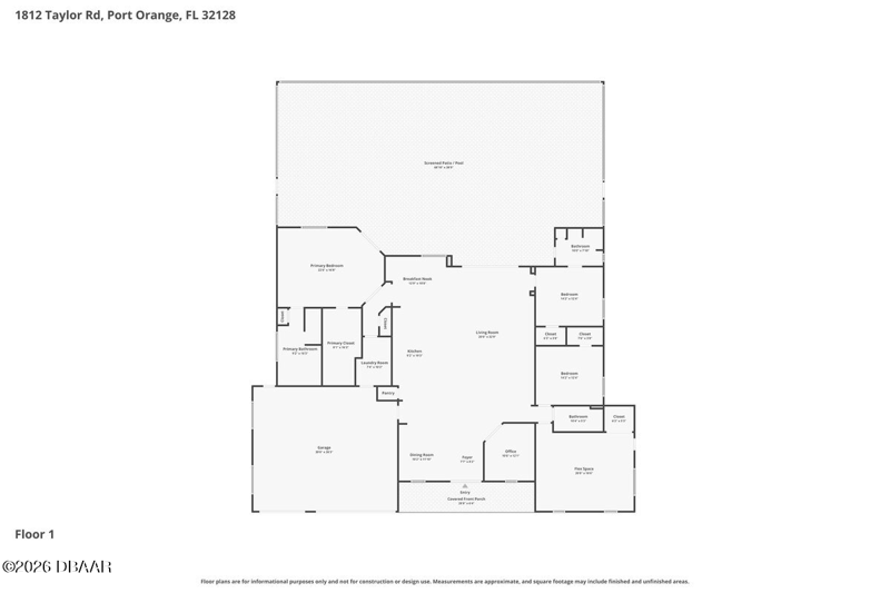 3 bedroom Single Family Residence at 1812 Taylor Road, Port Orange, Port Orange — photo 2