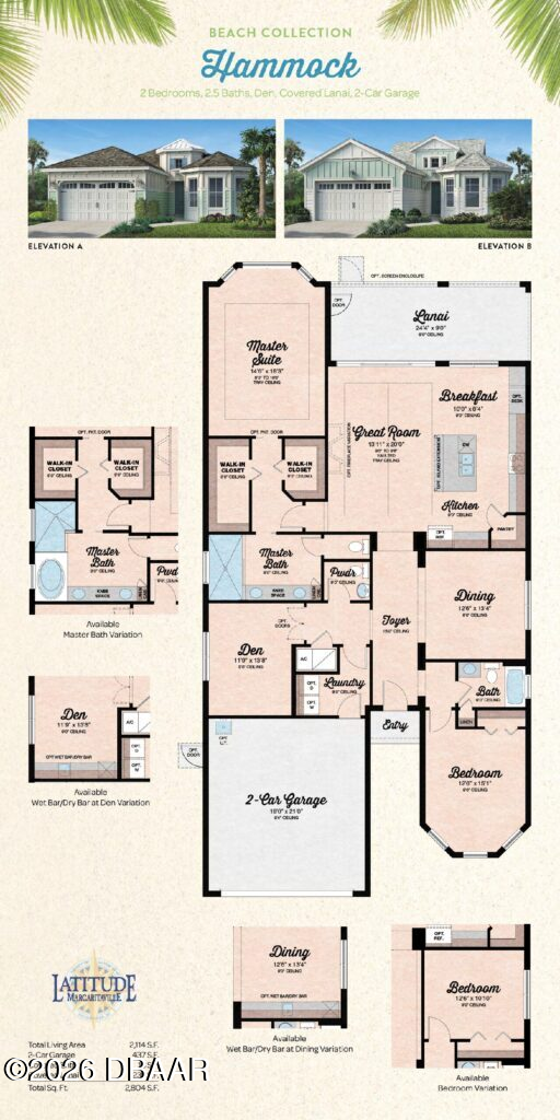 2 bedroom Single Family Residence at 424 Margaritaville Avenue, Latitude, Daytona Beach — photo 2