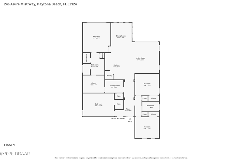 4 bedroom Single Family Residence at 246 Azure Mist Way, Mosaic, Daytona Beach — photo 2