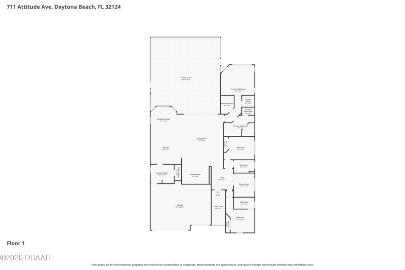 3 bedroom Single Family Residence at 711 Attitude Avenue, Latitude, Daytona Beach — photo 4