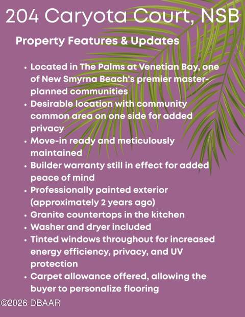 204 Caryota Court, New Smyrna Beach FL - photo 14 of 57