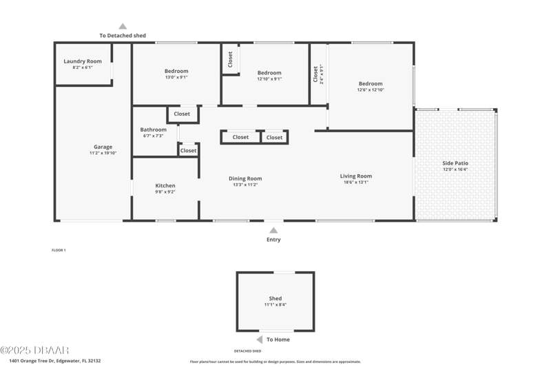 3 bedroom Single Family Residence at 1401 Orange Tree Drive, Florida Shores, Edgewater — photo 3