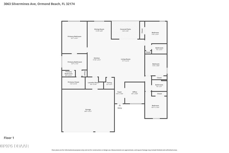 4 bedroom Single Family Residence at 3063 Silvermines Avenue, Halifax Plantation, Ormond Beach — photo 2