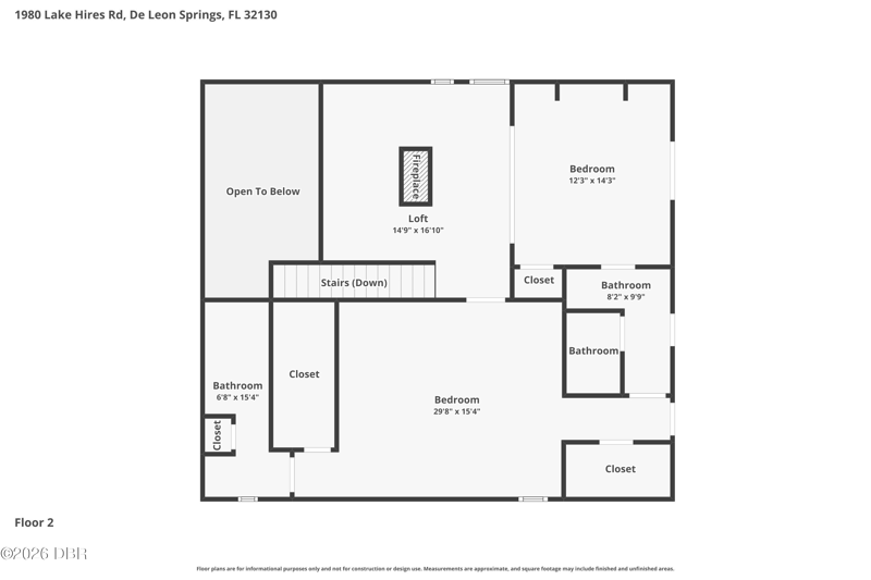 2 bedroom Single Family Residence at 1980 Lake Hires Road, Not In Subdivision, DeLeon Springs — photo 2