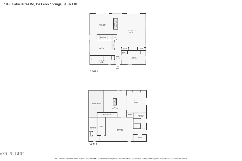 2 bedroom Single Family Residence at 1980 Lake Hires Road, Not In Subdivision, DeLeon Springs — photo 4