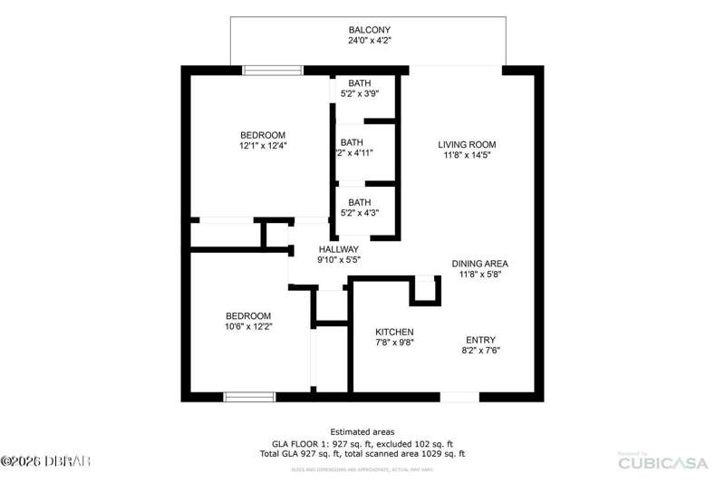 2 bedroom Condominium at 10 Lynnhurst Drive #208, Winchester Manor, A Condo, Ormond Beach — photo 3