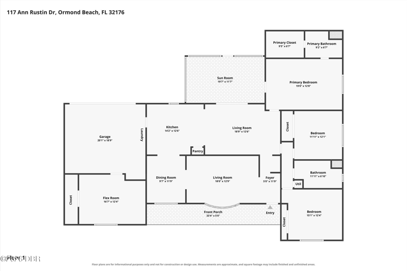 3 bedroom Single Family Residence at 117 Ann Rustin Drive, Ann Rustin Estates, Ormond Beach — photo 2