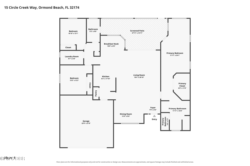 3 bedroom Single Family Residence at 15 Circle Creek Way, Breakaway Trails, Ormond Beach — photo 2