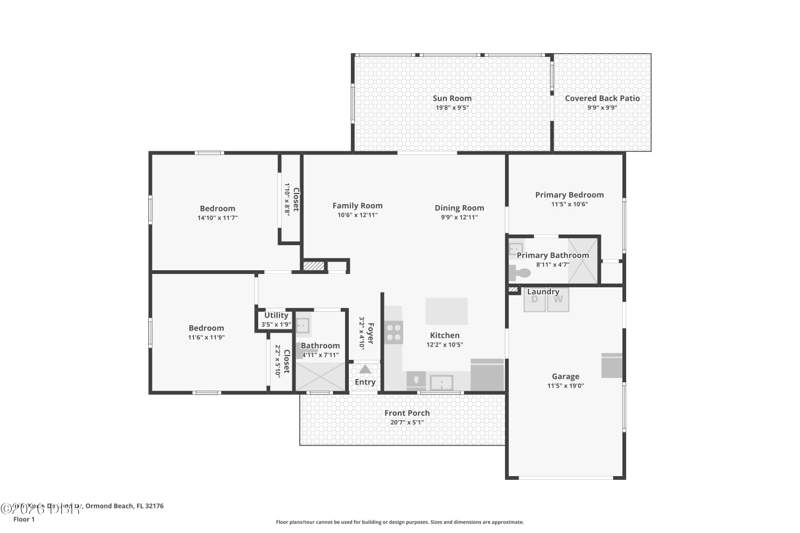 3 bedroom Single Family Residence at 160 Ponce De Leon Drive, Rosemont, Ormond Beach — photo 3