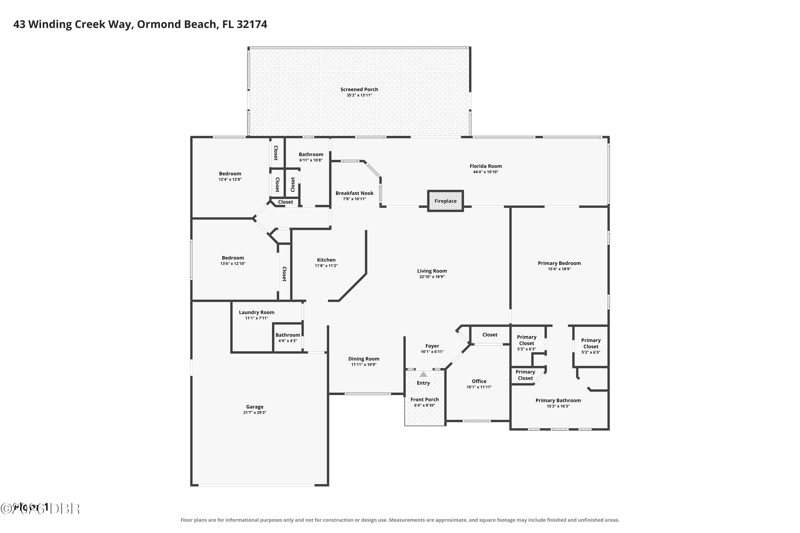 4 bedroom Single Family Residence at 43 Winding Creek Way, Breakaway Trails, Ormond Beach — photo 2