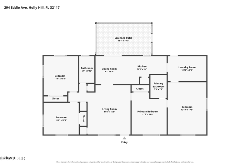 4 bedroom Single Family Residence at 294 Eddie Avenue, Fairglen, Holly Hill — photo 2