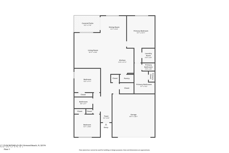 3 bedroom Single Family Residence at 1346 Middle Lake Drive, Halifax, Ormond Beach — photo 2