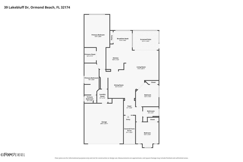 3 bedroom Single Family Residence at 39 Lakebluff Drive, Ormond Lakes, Ormond Beach — photo 2
