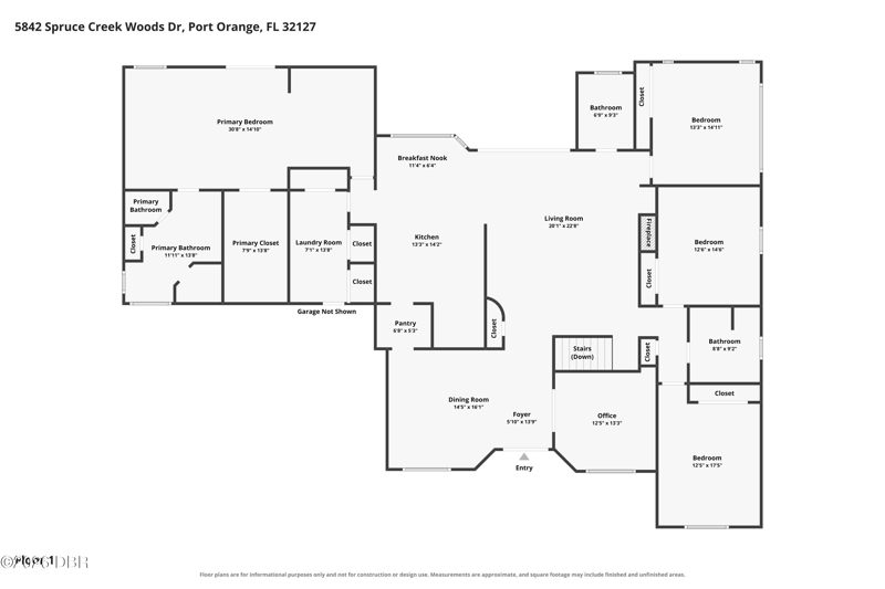 5 bedroom Single Family Residence at 5842 Spruce Creek Woods Drive, Nob Hill, Port Orange — photo 4