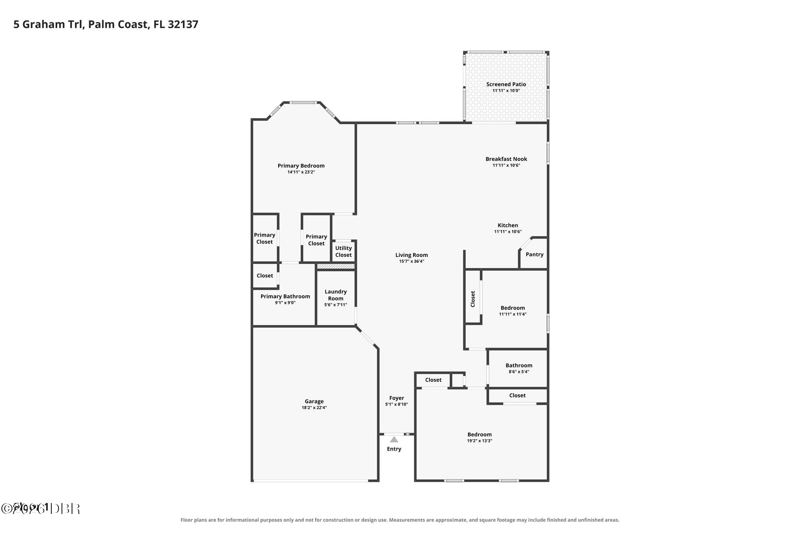 3 bedroom Single Family Residence at 5 Graham Trail, Hidden Lakes Ph Iv-A, Palm Coast — photo 2